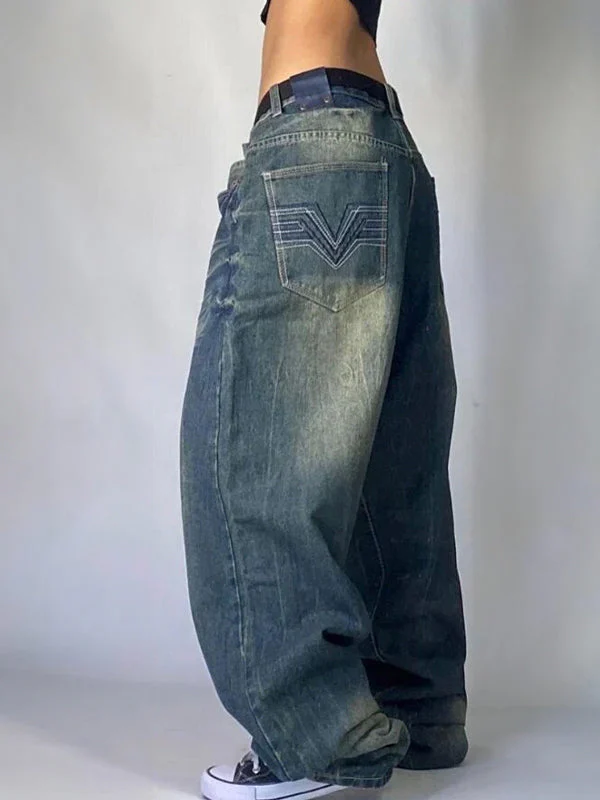 Hip Hop Retro Loose Boyfriend Jeans
