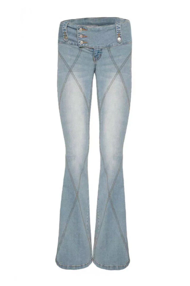 Light blue denim jean