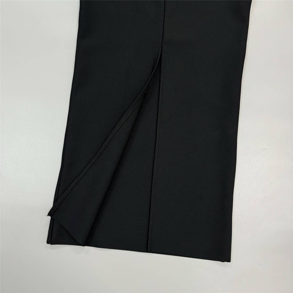 Long Sleeve Bandage Maxi Dress